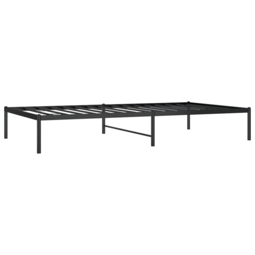 Metal Bed Frame Black 107x203cm King Single - Image 4