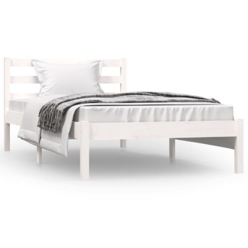 Bed Frame 90x190cm White - Image 3