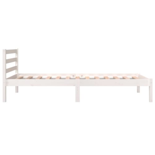 Bed Frame 90x190cm White - Image 5