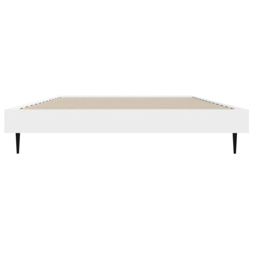 Bed Frame White 90x190cm Engineered Wood - Image 6