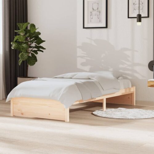 Bed Frame Solid Wood 90x190cm