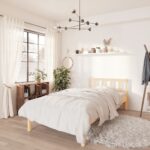 Bed Frame Solid Wood 90x190cm