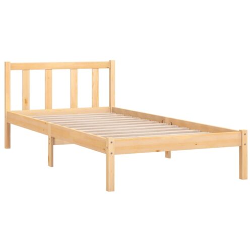 Bed Frame Solid Wood 90x190cm - Image 3