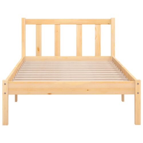 Bed Frame Solid Wood 90x190cm - Image 4