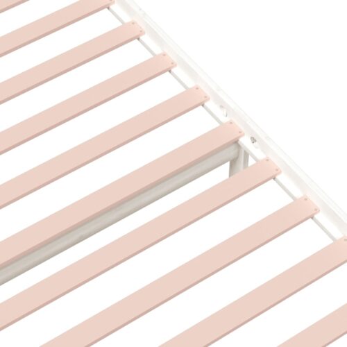 Bed Frame White Solid Wood 90x190cm - Image 8