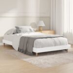 Bed Frame White 90x190cm Engineered Wood