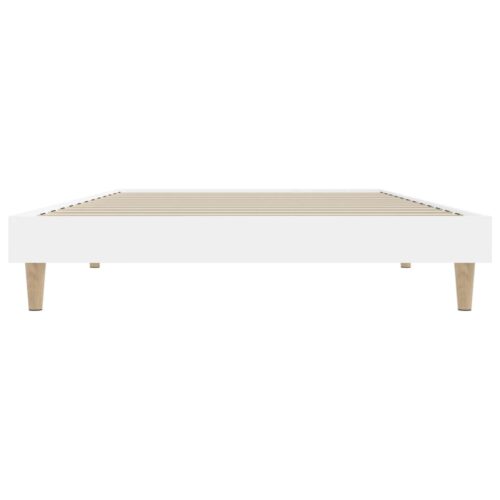Bed Frame White 90x190cm Engineered Wood - Image 6