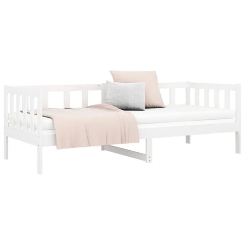 Day Bed White 90x190cm Solid Wood Pine - Image 6