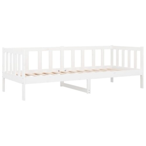 Day Bed White 90x190cm Solid Wood Pine - Image 7