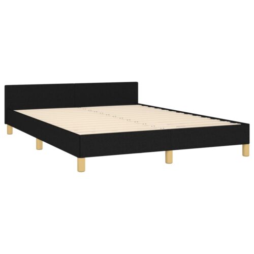 Bed Frame Black King Single Size Fabric - Image 4