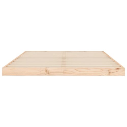 Bed Frame 135x190cm Solid Wood Pine - Image 5
