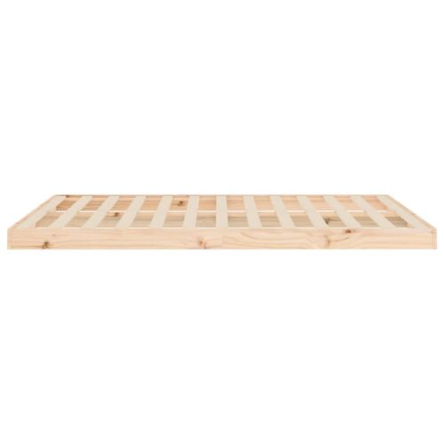 Bed Frame 135x190cm Solid Wood Pine - Image 6