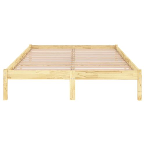 Bed Frame Solid Wood 150x200cm - Image 4