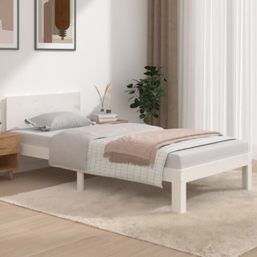 Bed Frame White 90x190cm