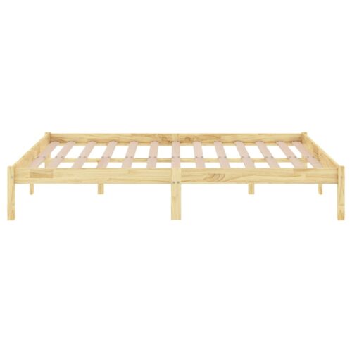 Bed Frame Solid Wood 183x203cm King - Image 5