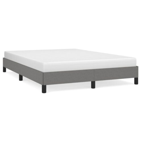 Bed Frame Dark Grey 137x187cm Double Fabric - Image 2