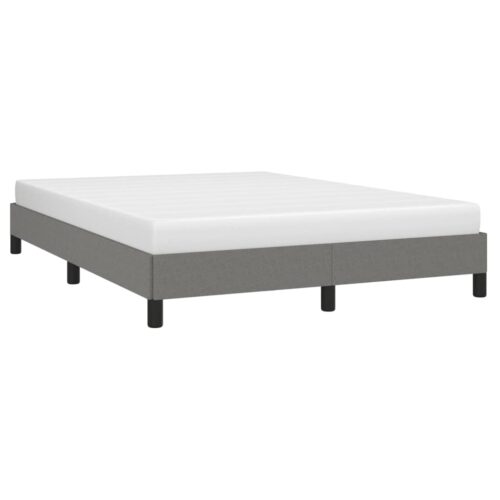 Bed Frame Dark Grey 137x187cm Double Fabric - Image 3