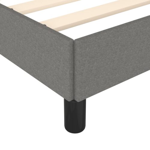 Bed Frame Dark Grey 137x187cm Double Fabric - Image 6