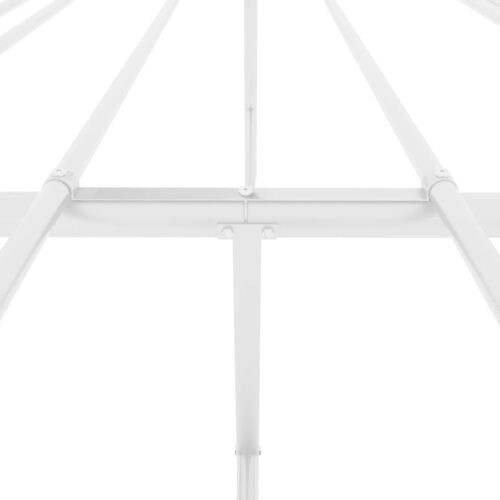 Metal Bed Frame White 183x203cm King - Image 7