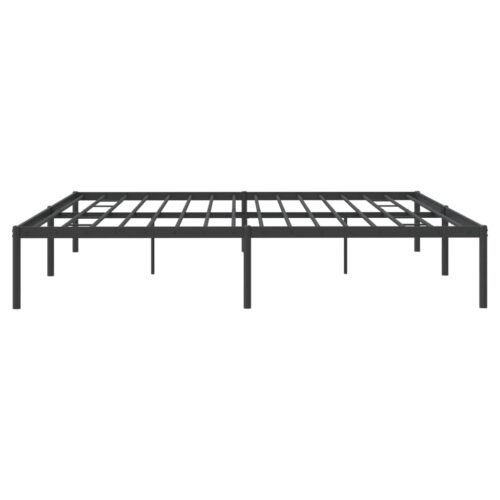 Metal Bed Frame Black 183x203cm King - Image 6