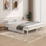 Bed Frame White 150x200cm