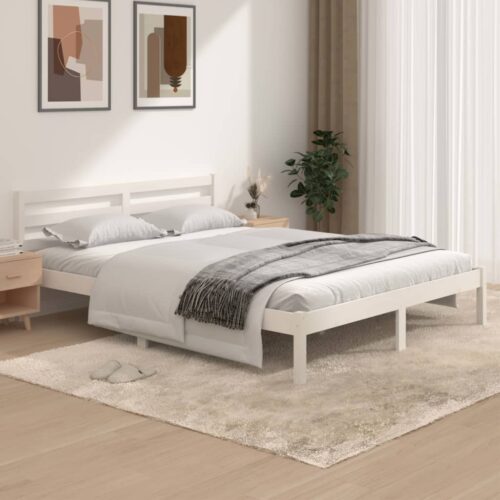 Bed Frame White 150x200cm