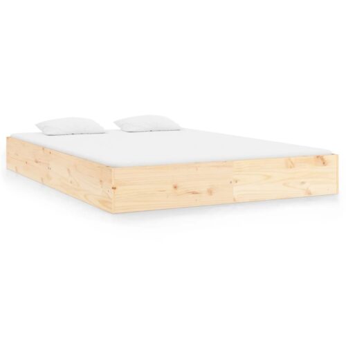 Bed Frame Solid Wood 150x200cm - Image 2