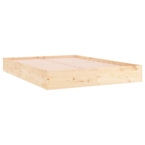 Bed Frame Solid Wood 150x200cm - Image 4