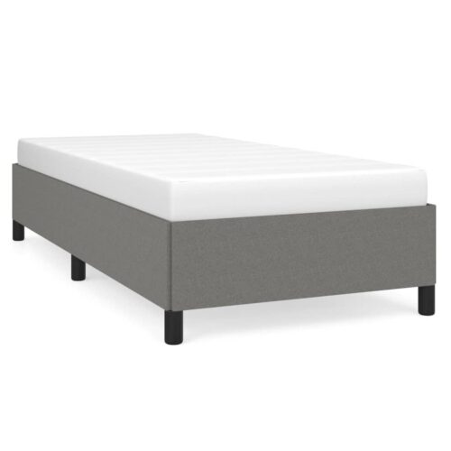 Bed Frame Dark Grey King Single Fabric - Image 2