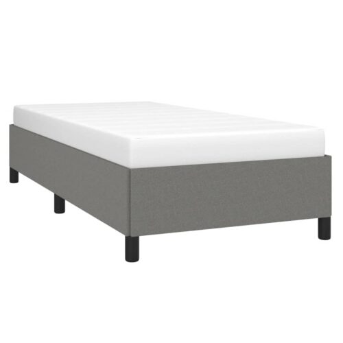 Bed Frame Dark Grey King Single Fabric - Image 3