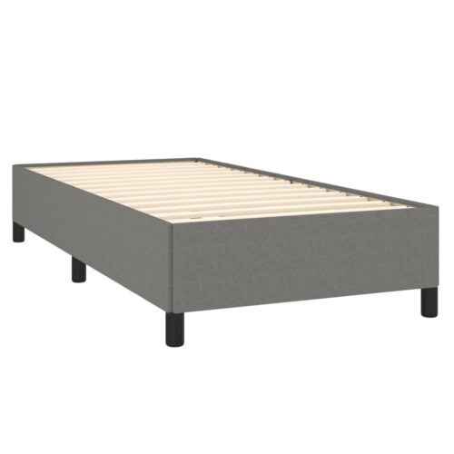 Bed Frame Dark Grey King Single Fabric - Image 4