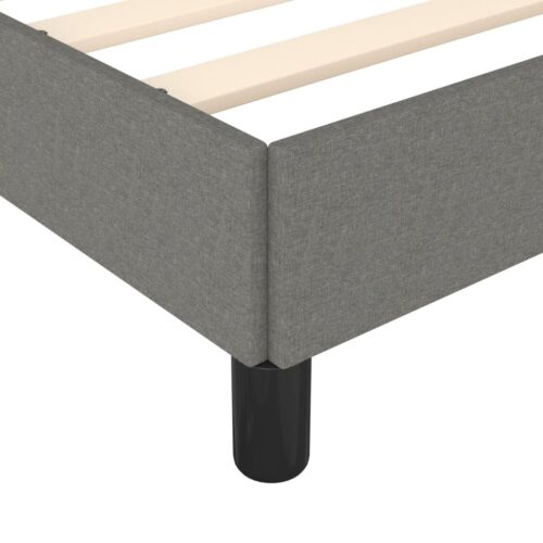 Bed Frame Dark Grey King Single Fabric - Image 7
