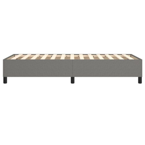 Bed Frame Dark Grey 107x203cm King Single Fabric - Image 6