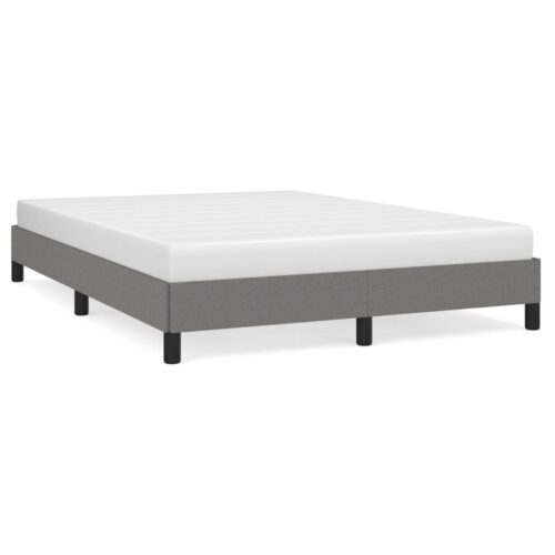Bed Frame Dark Grey 152x203cm Queen Fabric - Image 2