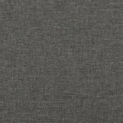 Bed Frame Dark Grey 152x203cm Queen Fabric - Image 7