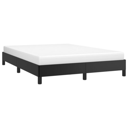 Bed Frame Black 152x203cm Queen Faux Leather - Image 3