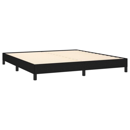 Bed Frame Black 152x203cm Queen Fabric - Image 4