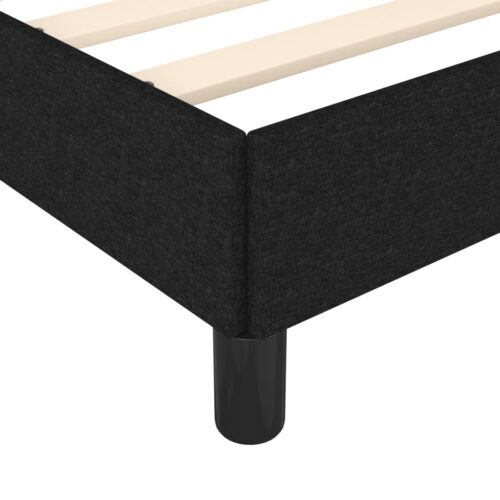 Bed Frame Black 152x203cm Queen Fabric - Image 6
