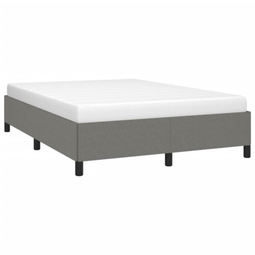 Bed Frame Dark Grey 152x203cm Queen Fabric - Image 3