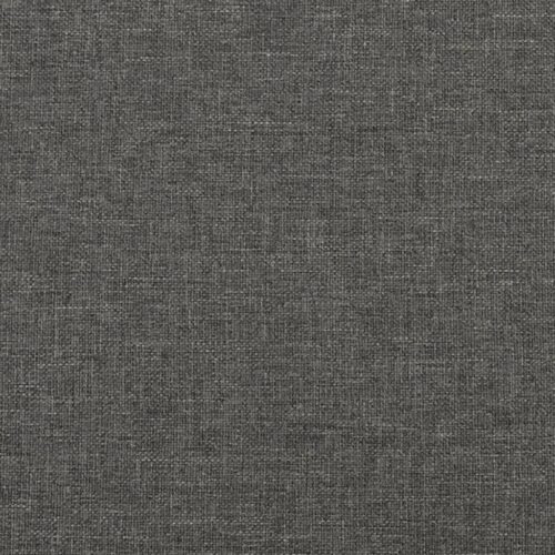 Bed Frame Dark Grey 152x203cm Queen Fabric - Image 7