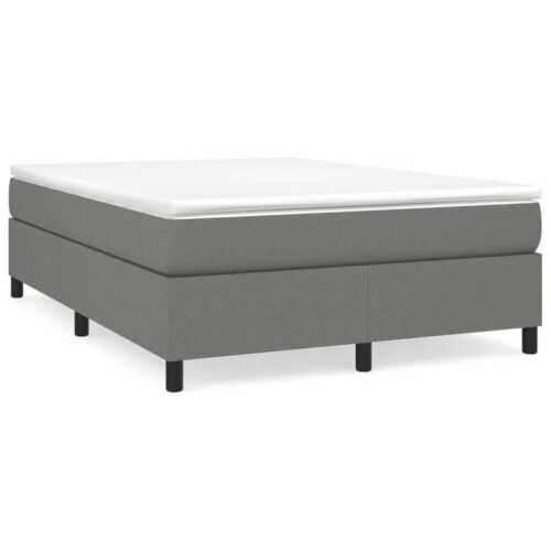 Bed Frame Dark Grey Queen Fabric - Image 2