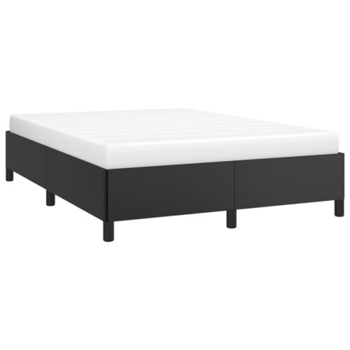 Bed Frame Black 152x203cm Queen Faux Leather - Image 3
