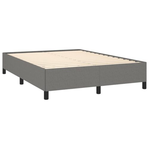 Bed Frame Dark Grey 137x187cm Double Fabric - Image 4