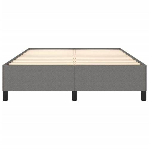 Bed Frame Dark Grey 137x187cm Double Fabric - Image 5