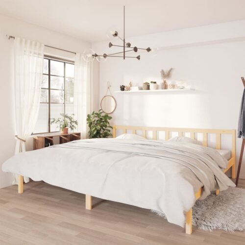Bed Frame Solid Wood 183x203cm King