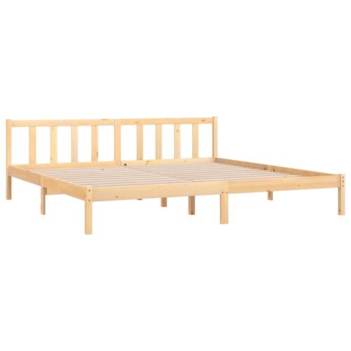 Bed Frame Solid Wood 183x203cm King - Image 3