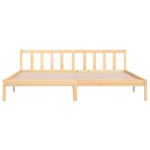 Bed Frame Solid Wood 183x203cm King - Image 4