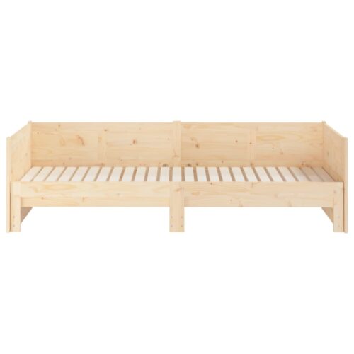 Pull-out Day Bed Solid Wood Pine 2x(90x190)cm - Image 7