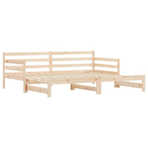 Daybed with Trundle 90x190cm Solid Wood - Image 3