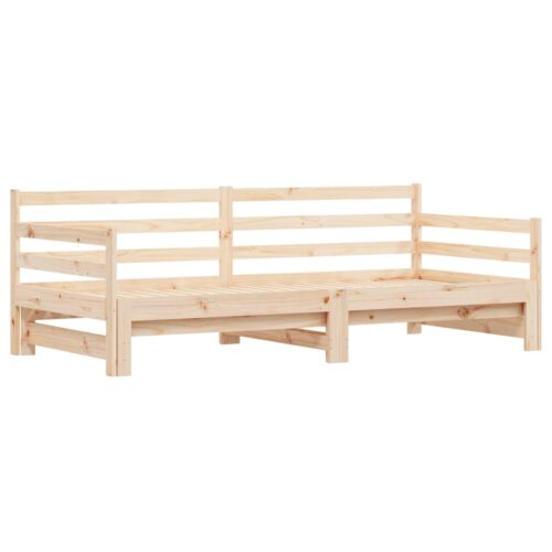 Daybed with Trundle 90x190cm Solid Wood - Image 4